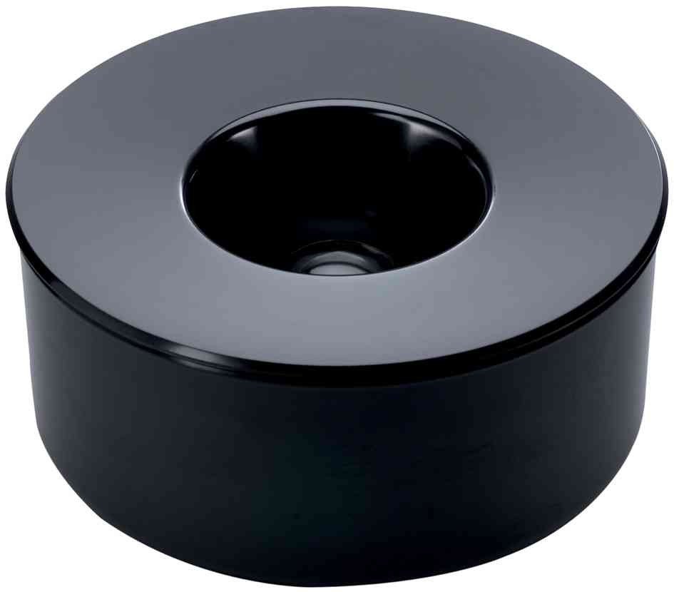[1799021000] DURABLE Cendrier KULAN Rond 13 cm Noir