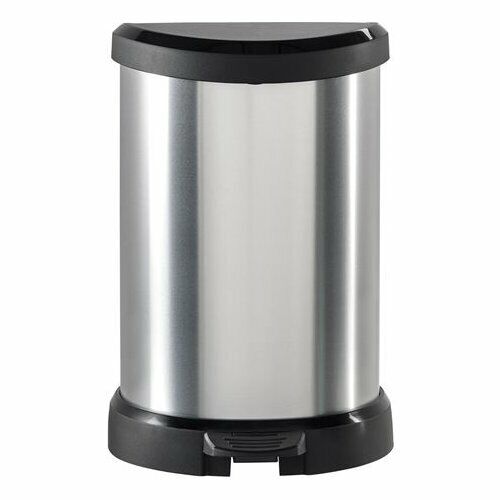 Poubelle 20 L Curver K169795KD88KK Déco Bin Acier