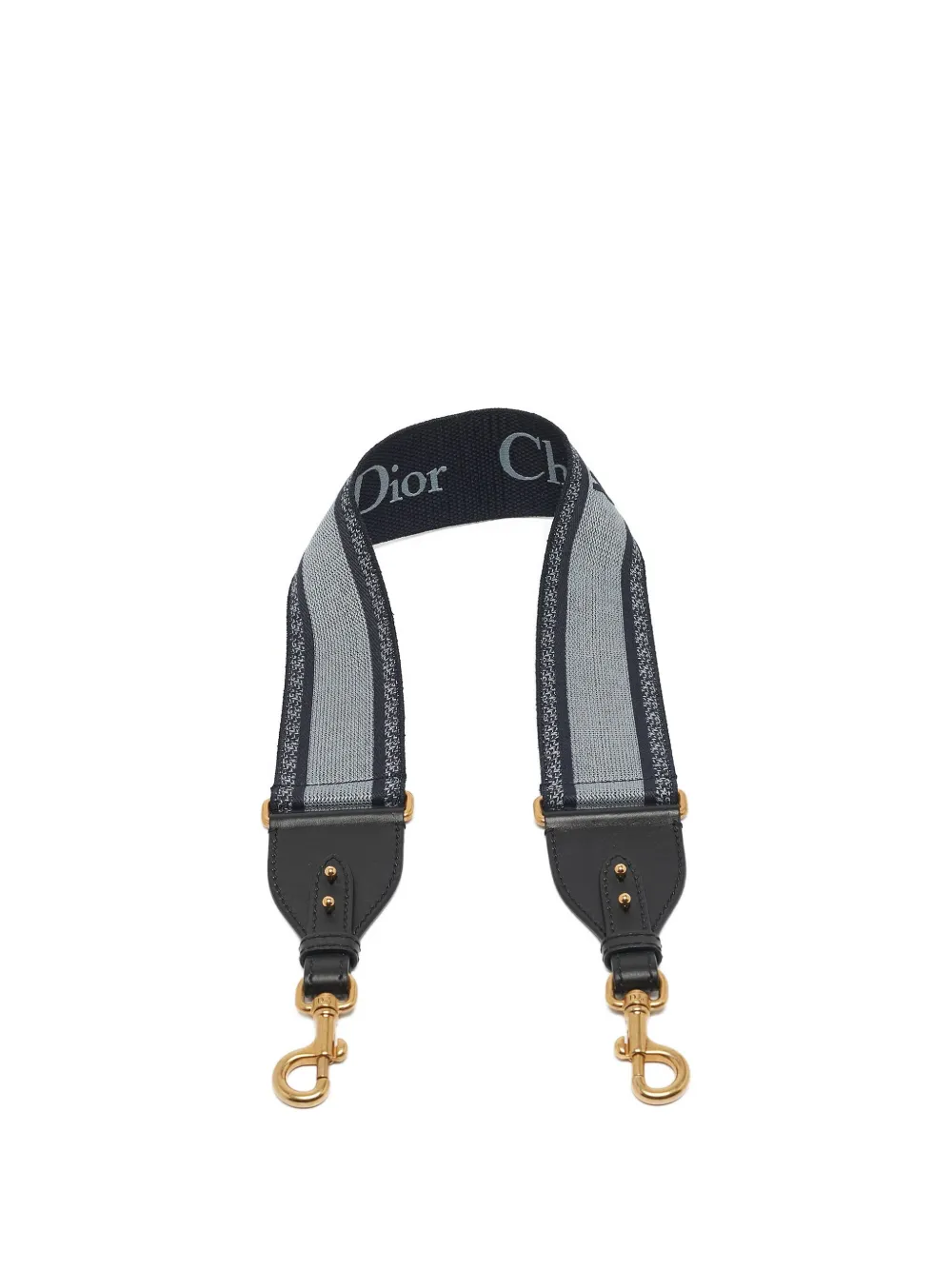 Christian Dior Pre-Owned logo-jacquard bag strap - Nero