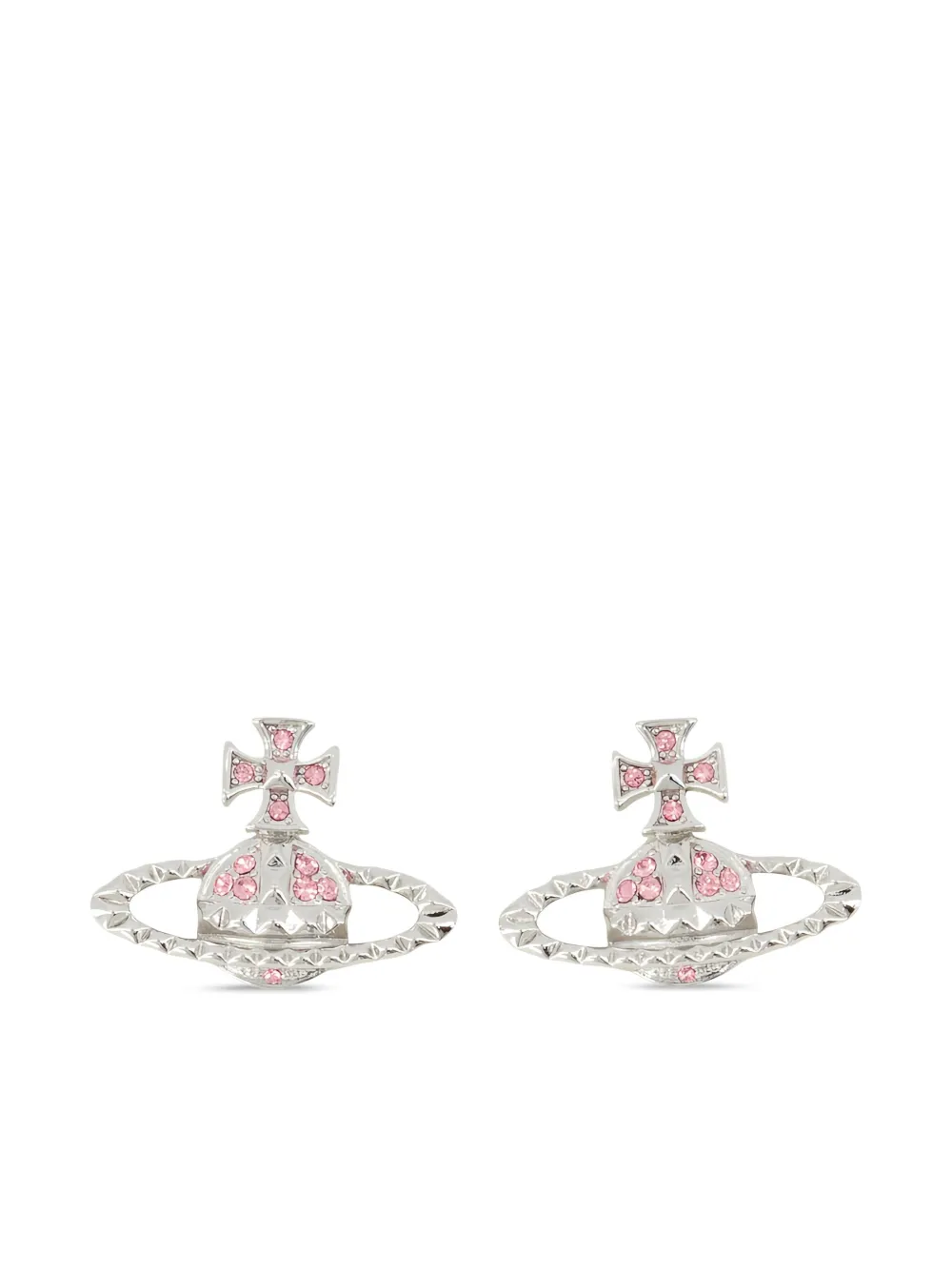 Vivienne Westwood crystal-embellished earrings - Argento