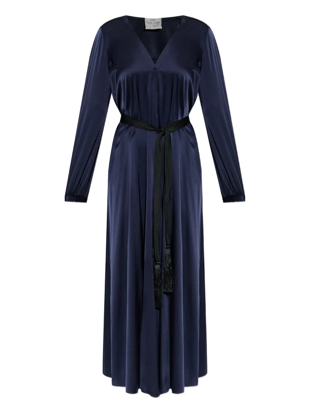 Forte Forte tassel-embellished dress - Blu