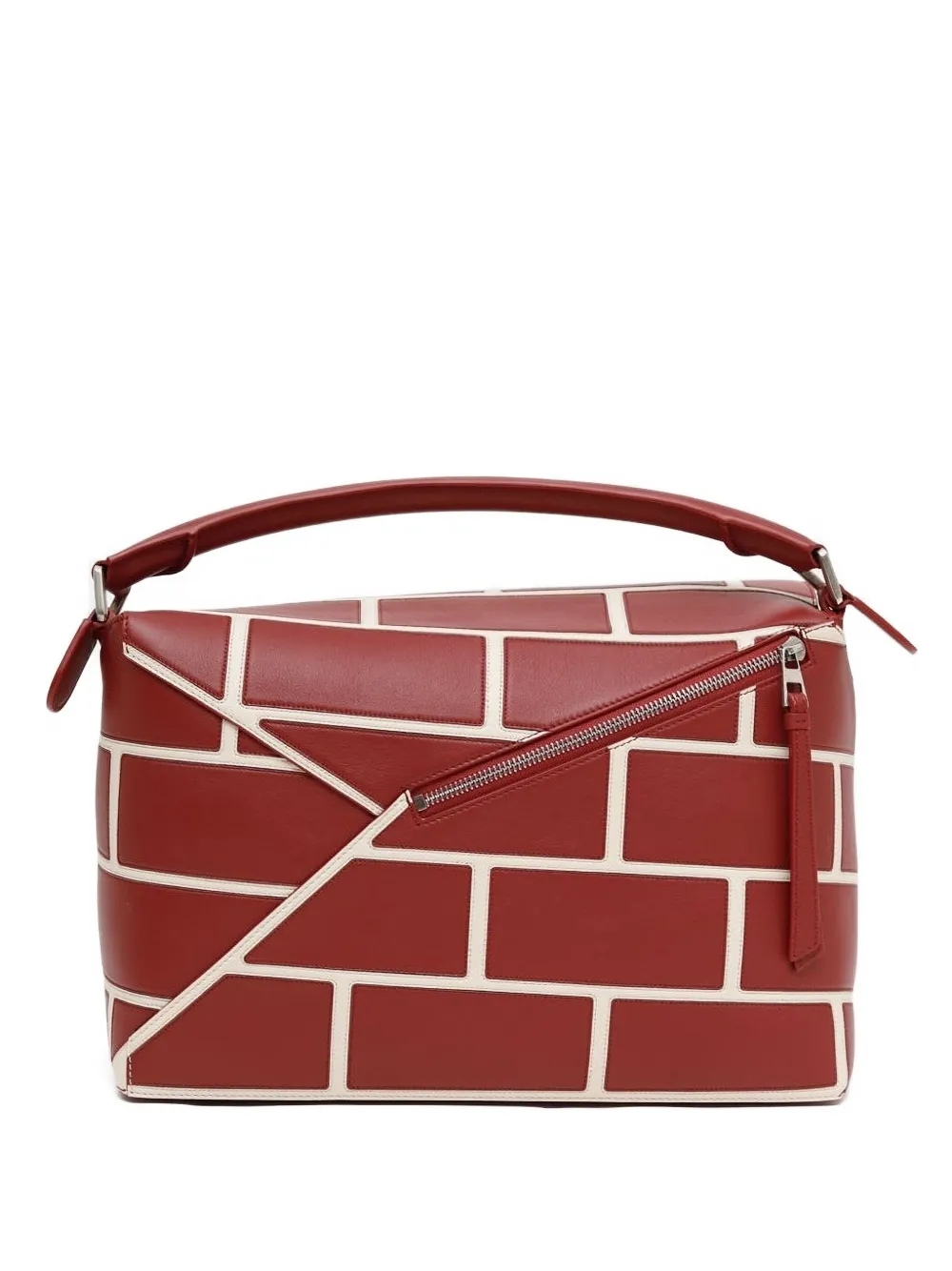 LOEWE large Puzzle Edge shoulder bag - Rosso