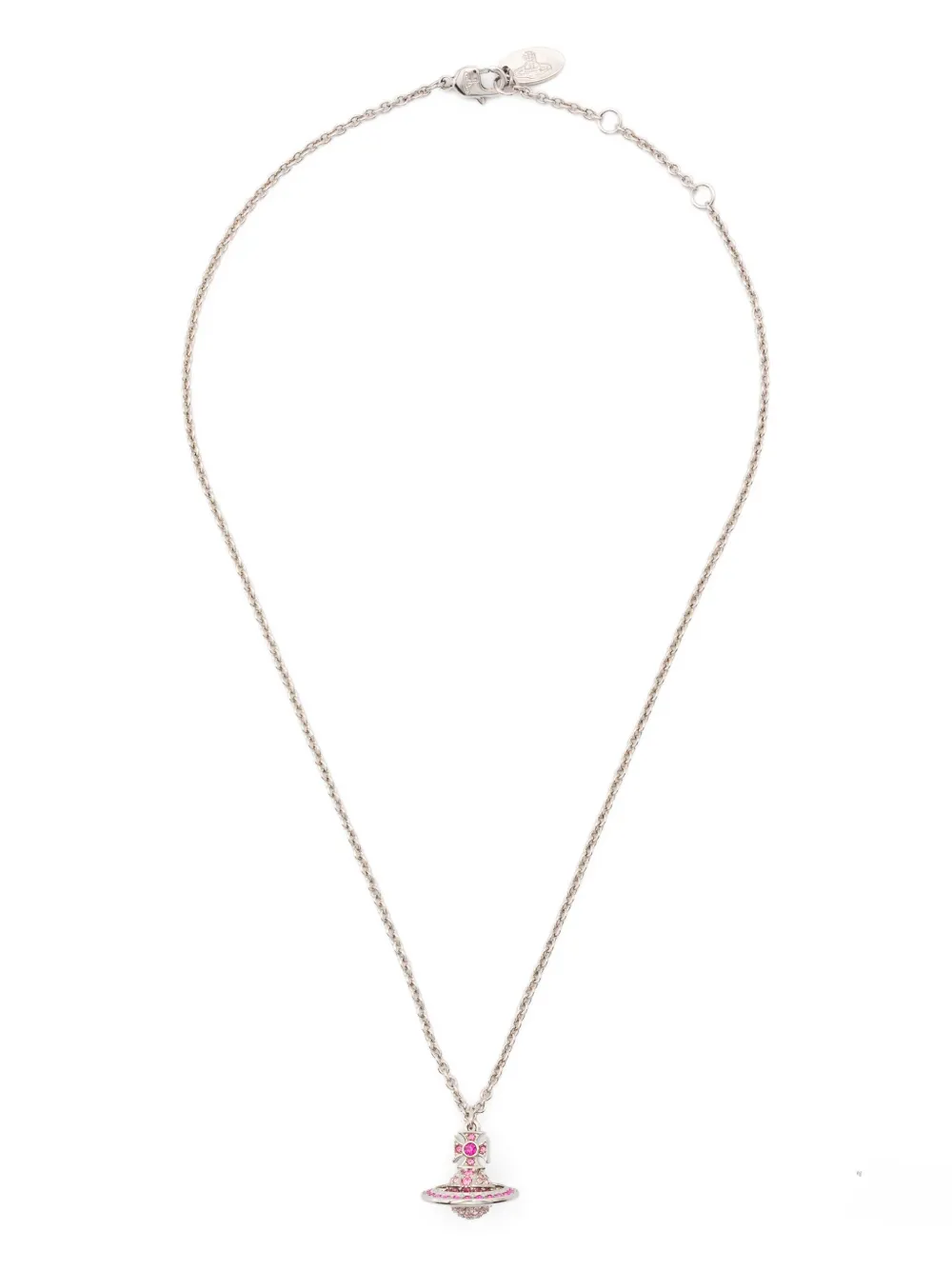Vivienne Westwood crystal-embellished orb necklace - Argento