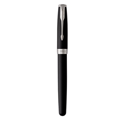 Penna roller Parker Sonnet punta F inchiostro nero Parker Matte Black