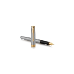 Penna stilografica Parker Sonnet Parker punta F inchiostro nero Stain
