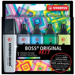 Evidenziatori Stabilo Boss Arty conf. 5 colori freddi