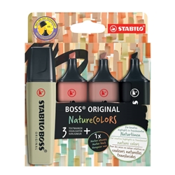 Evidenziatori Stabilo Boss Nature Colors