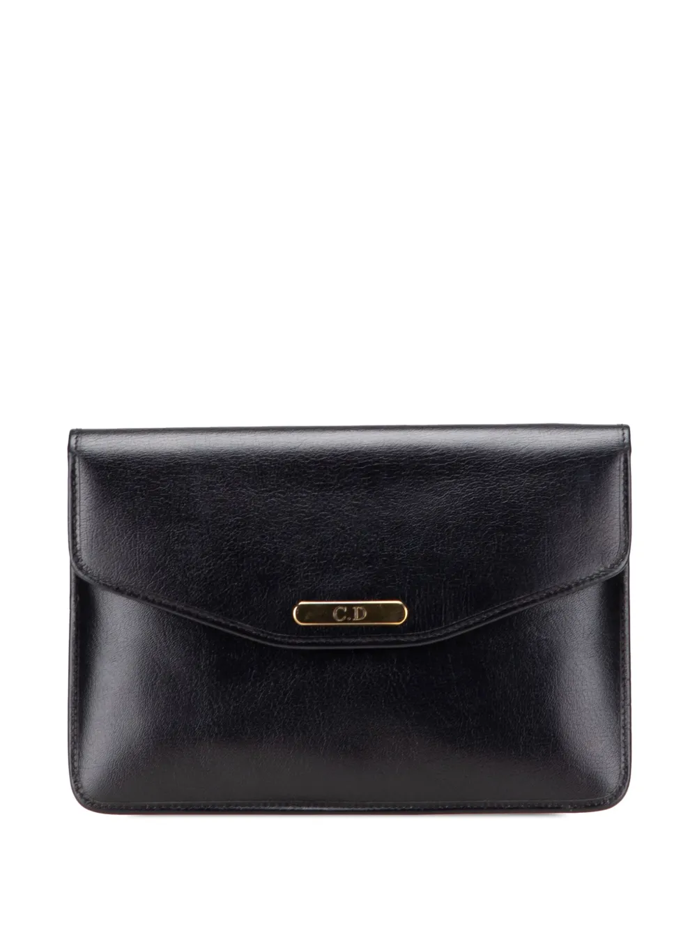 Christian Dior Pre-Owned 20th Century Leather Envelope clutch bag - Nero