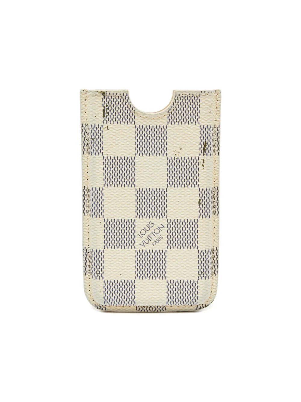 Louis Vuitton Pre-Owned Damier Azur iPhone cover - Toni neutri