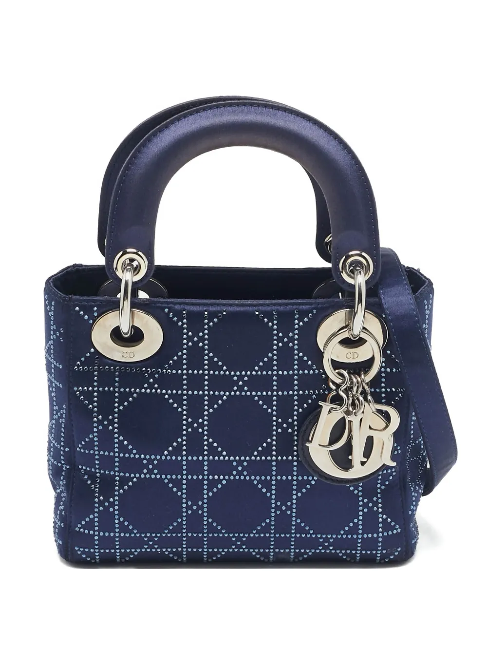 Christian Dior Pre-Owned mini Lady Dior tote bag - Blu