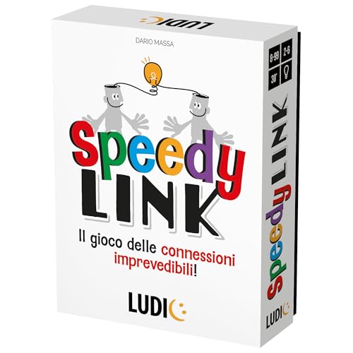 Ludic - Speedy Link - Il Gioco Delle Connessioni Imprevedibili! - Gioco Di Società 2-6 Giocatori, Anni 8+, Un Gioco Di Logica E Osservazione Per Tutta