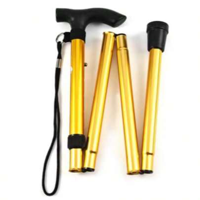 Trekking Campeggio Bastoncini da alpinismo Bastone da passeggio Bastone telescopico Bastoncini da trekking Bastone pieghevole Stampelle Palo unisex