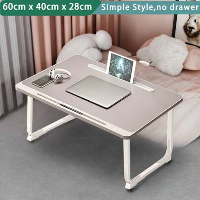 Tavolino per computer portatile da letto, tavolino per computer portatile da divano, comodino pieghevole, tavolino da comodino per computer portatile,