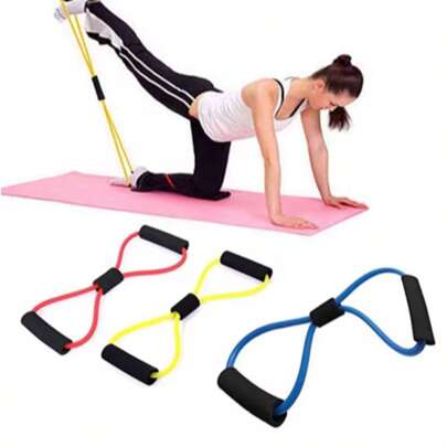 Yoga-Widerstandsbänder, elastico Band, Sport-Übungszieher, 8-förmiger Brust-Expander für Bodybuilding, Heim-Fitnessstudio, Fitnessgeräte