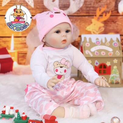 Rebirth Baby Doll Girl 20 pollici Baby Doll realistico Vinile morbido Realistico Baby Doll Accessori per bambole appena nati Adatto a bambini di età s