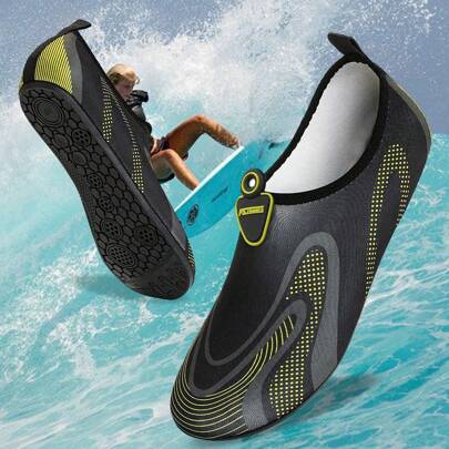 Nuove scarpe da acqua da uomo, calzini da acqua a piedi nudi, nuovo motivo, scarpe da acqua unisex, scarpe da spiaggia, scarpe da yoga, sandali, scarp