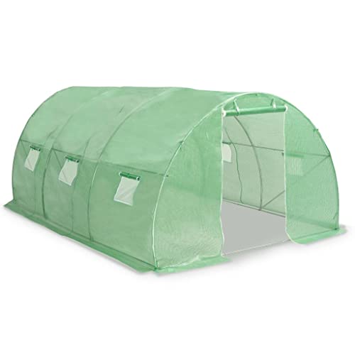 Vidaxl Serre 450X300X200 Cm Vert Acier Galvanisé Serre De Jardin Abris Légumes