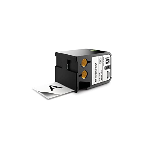 Dymo Xtl Cassette D'Étiquettes Multi Usage En Vinyle 54 Mm X 7 M Noir Sur Blanc