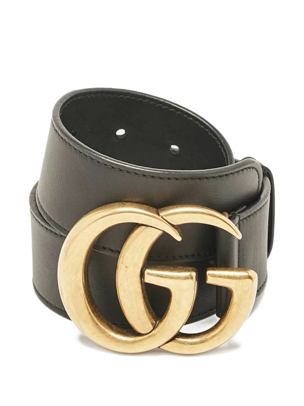 Gucci Pre-Owned 2024 GG Marmont belt - Nero