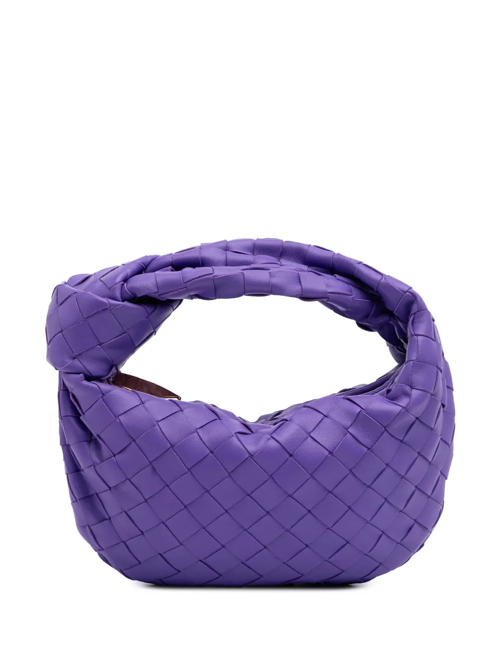Bottega Veneta Pre-Owned 2012-2025 Mini Nappa Intrecciato Jodie hobo bag - Viola