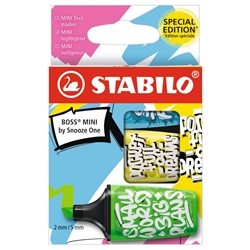 Astuccio 3 evidenziatori Stabilo Boss Mini by Snooze One
