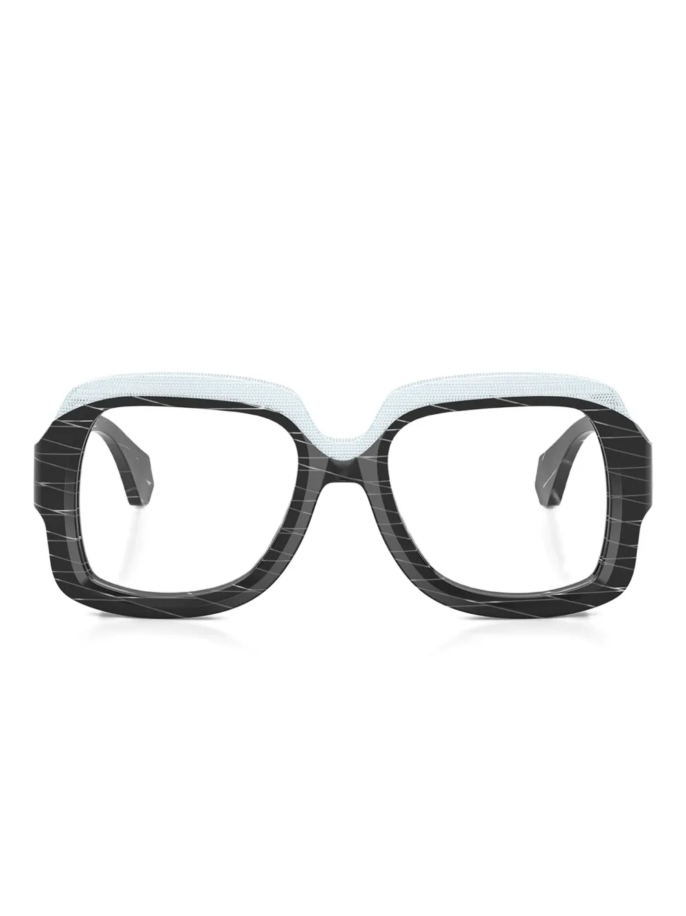 Alain Mikli A03533 Black Rhombus / Pointille / White - 001 Black Rhombus / Pointille / White