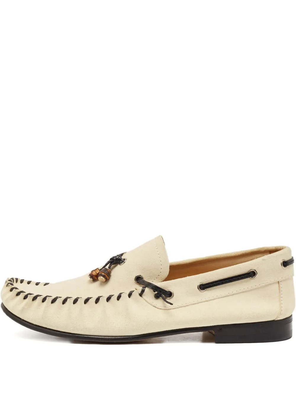 Gucci Pre-Owned 1900 suede loafers - Toni neutri