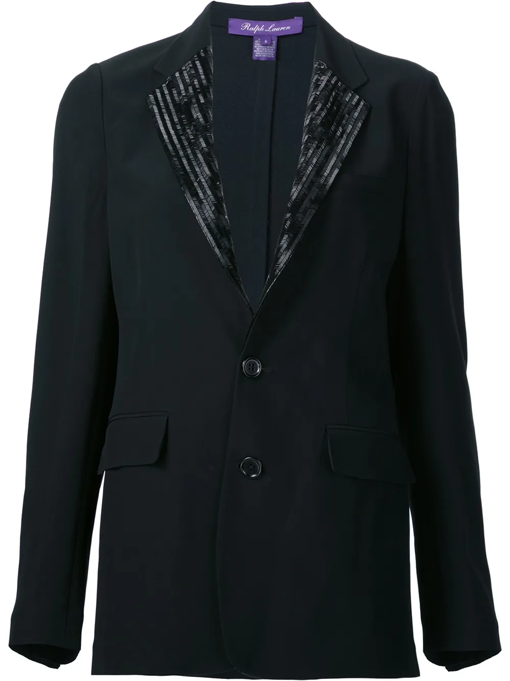Ralph Lauren Collection 'Yvette' beaded jacket - Nero