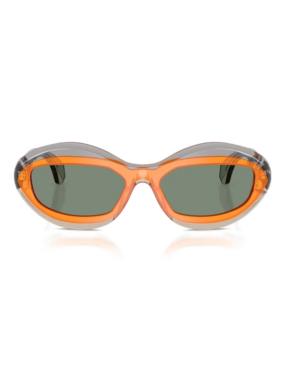 Alain Mikli A05517 Transparent Grey / Orange / Ostrich - Grigio