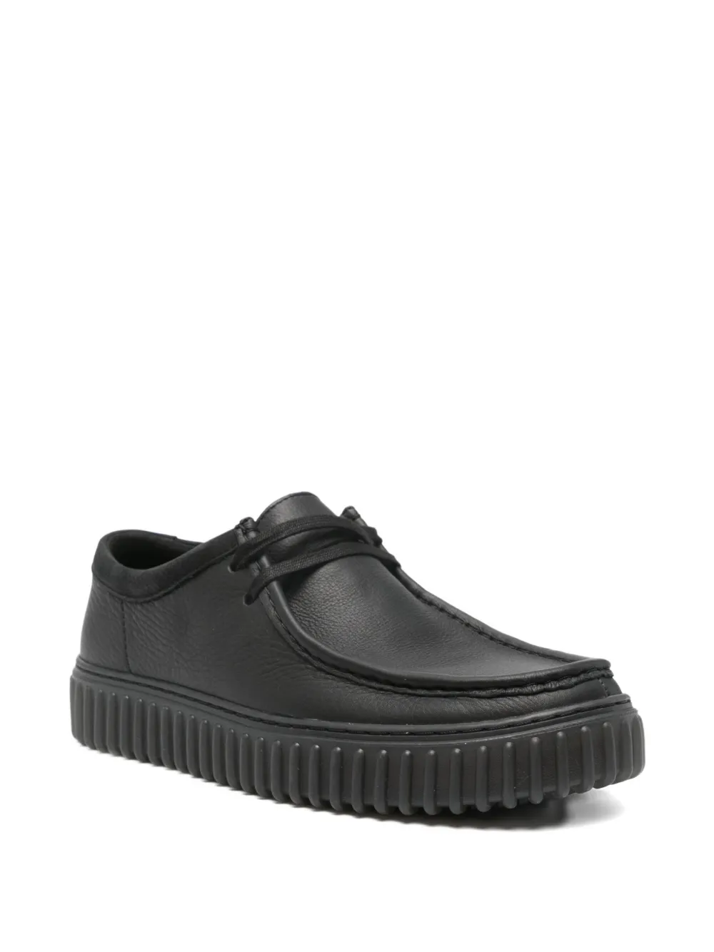 Clarks Torhill leather derby shoes - Nero