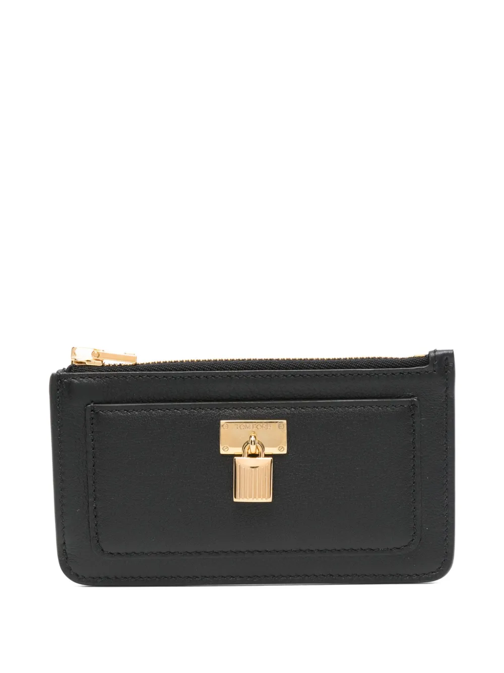 TOM FORD padlock-detail card holder - Nero