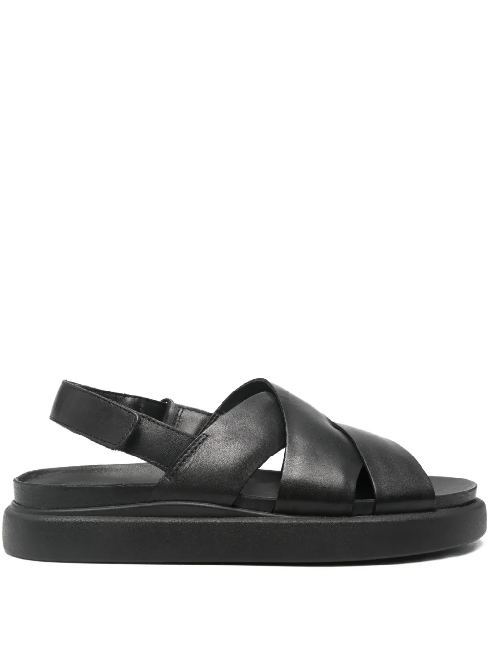 Clarks 25mm Aristella crossover slingback sandals - Nero