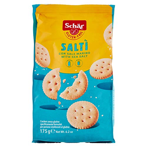 Schär Gluten Free Saltì Snack Leggermente Salati Cracker Senza Glutine Biscotti 175 G