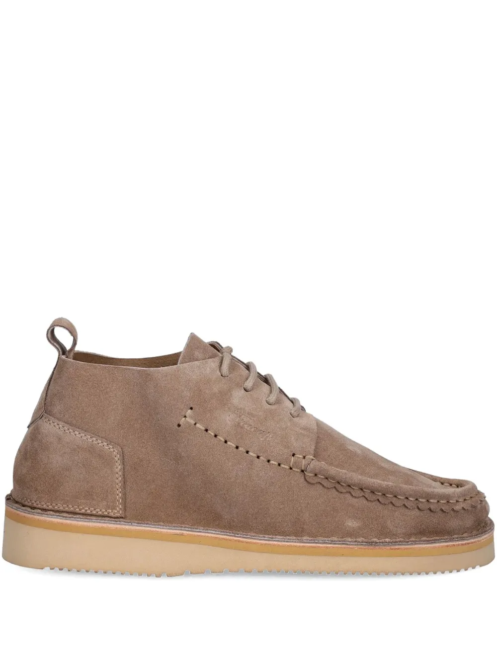Fracap Camp suede lace-up boots - Toni neutri