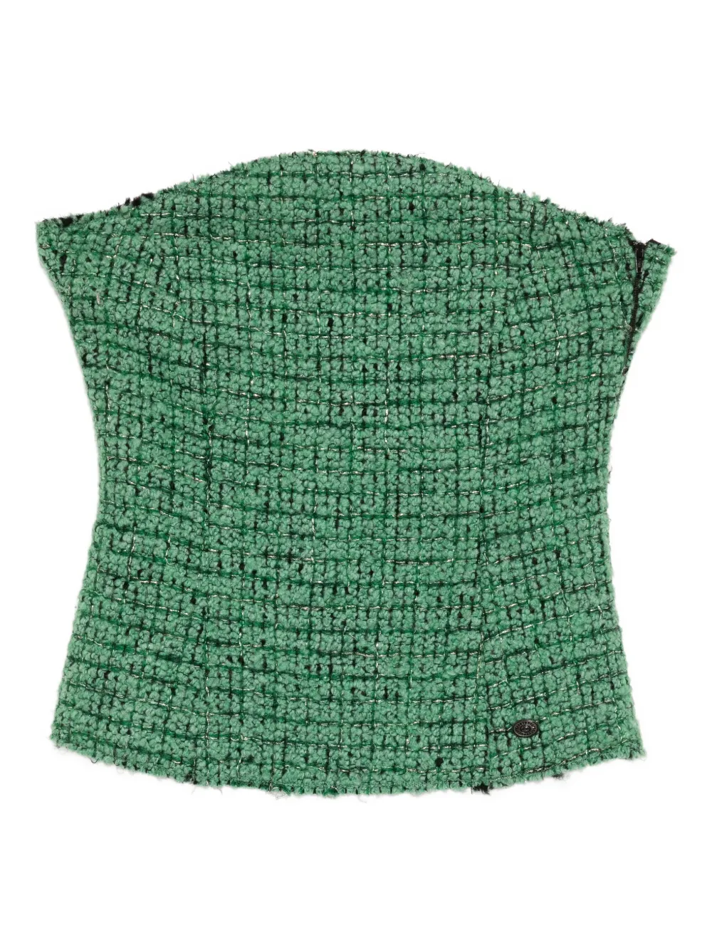 CHANEL Pre-Owned Top senza spalline - GREEN