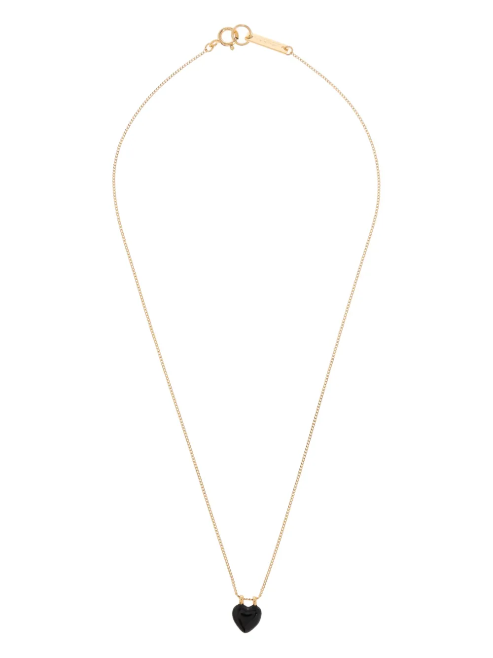 ISABEL MARANT heart-pendant necklace - Nero
