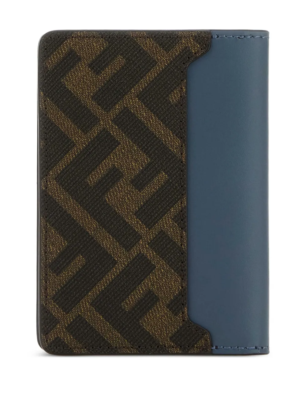 FENDI Zucca-pattern cardholder - Blu