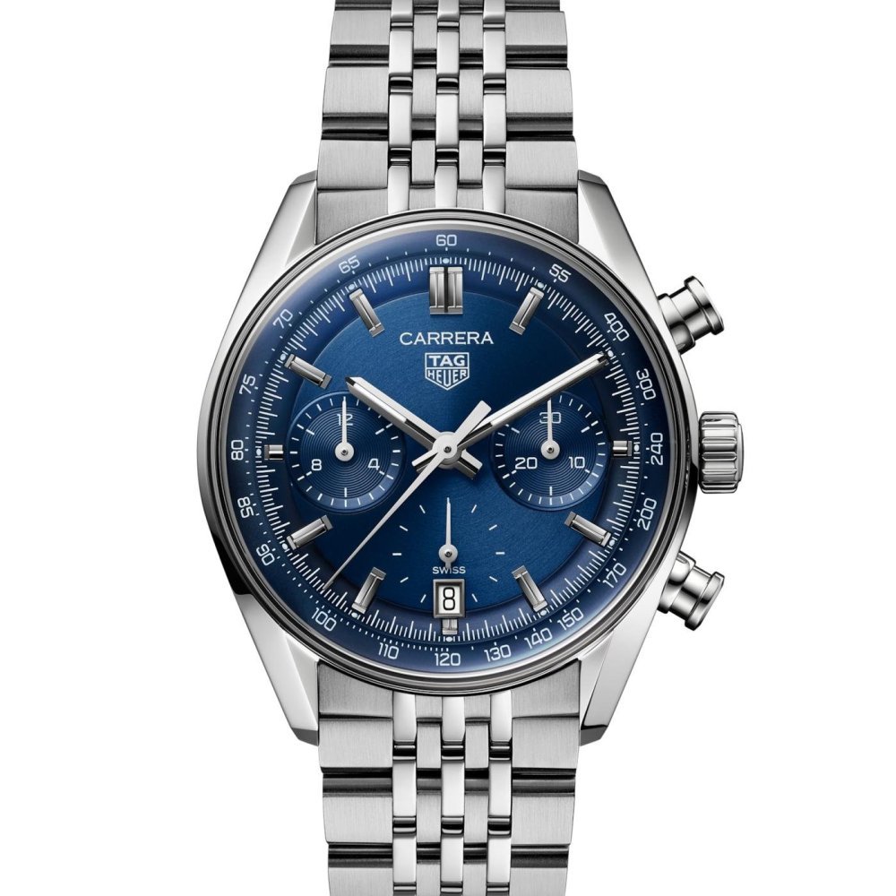 Orologio Automatico Tag Heuer Carrera 39Mm Blu Acciaio - Tag Heuer
