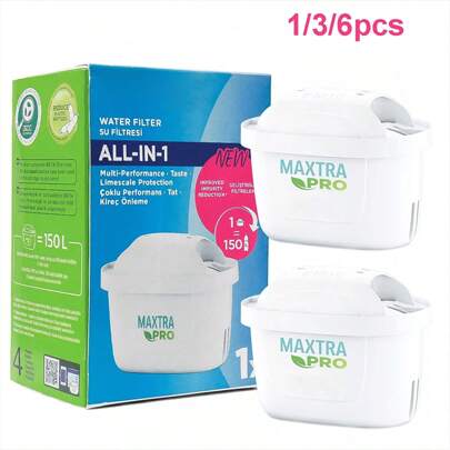 1/3/6 cartuccia filtro acqua purificatore acqua, confezione Bri ta Maxtra Pro Extra cartuccia filtro protezione anticalcare cartuccia di ricambio