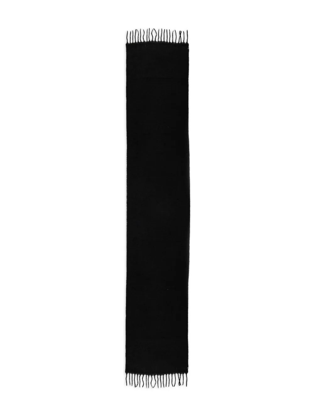 Canada Goose alpaca fringed scarf - Nero