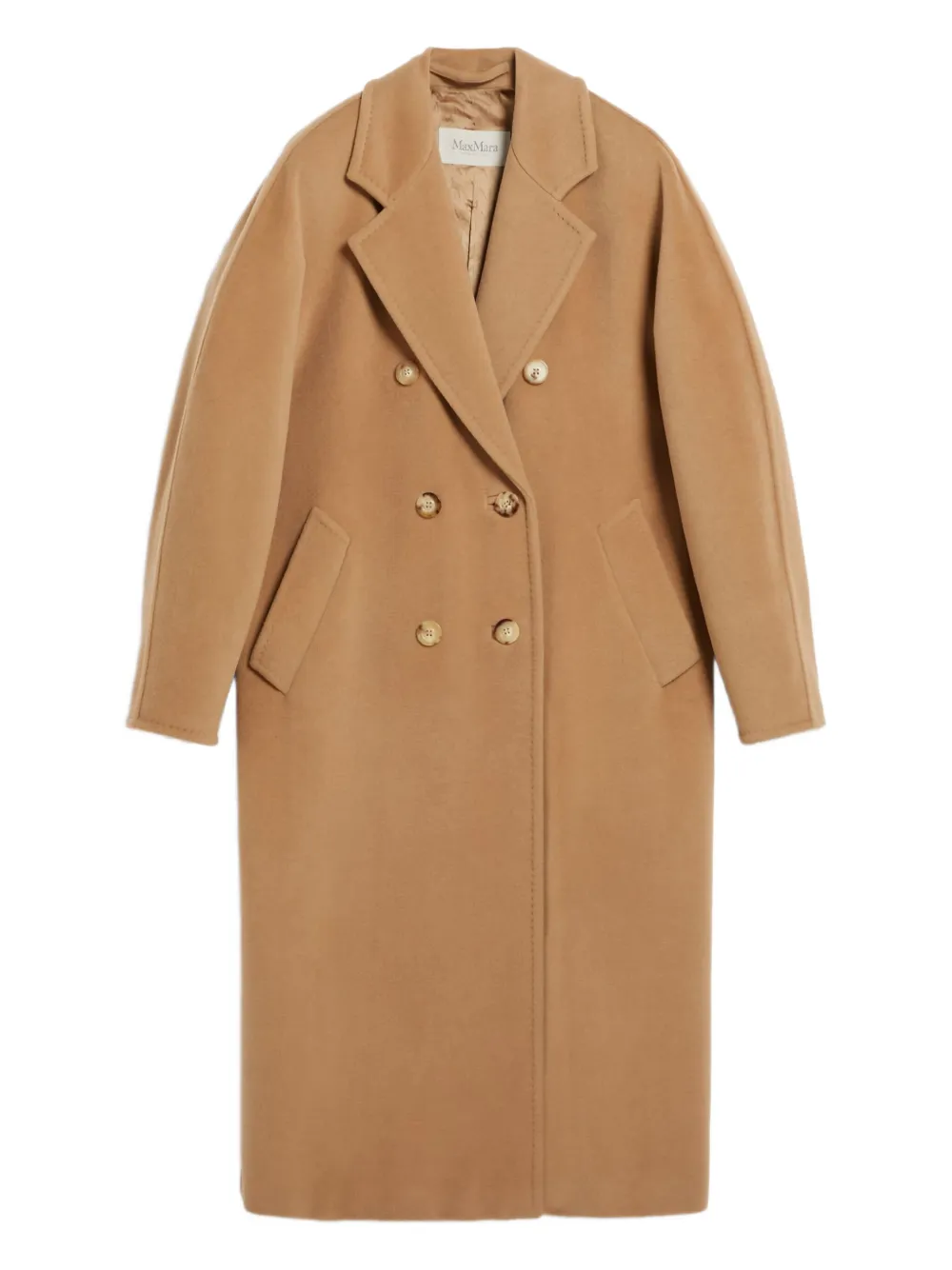 Max Mara Cappotto doppiopetto in lana 101801 - Marrone