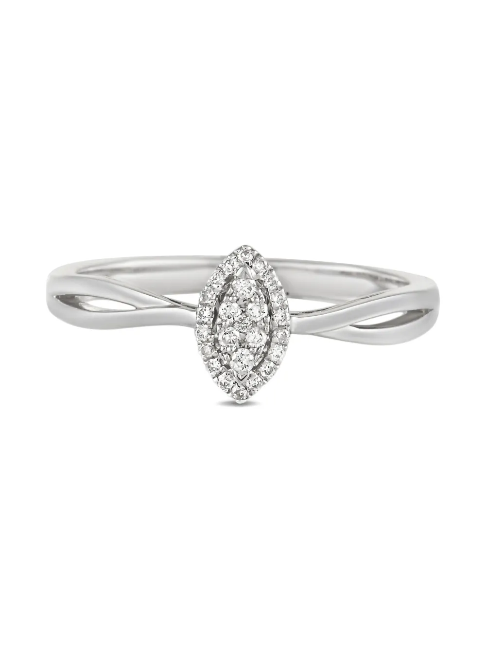 LB Exclusive 14kt white gold diamond ring - Oro