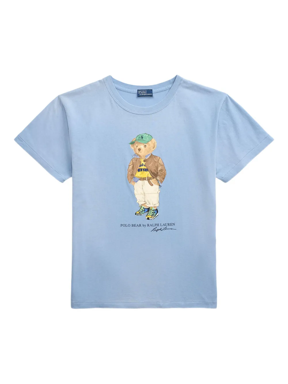 Polo Ralph Lauren T-shirt con stampa Polo Bear - Blu