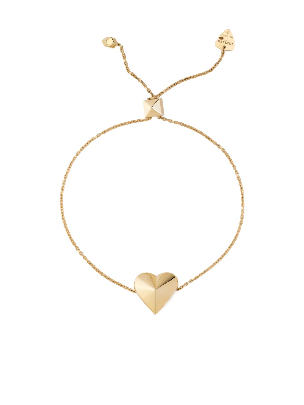 Peruffo 18K yellow gold heart-charm bracelet - Oro
