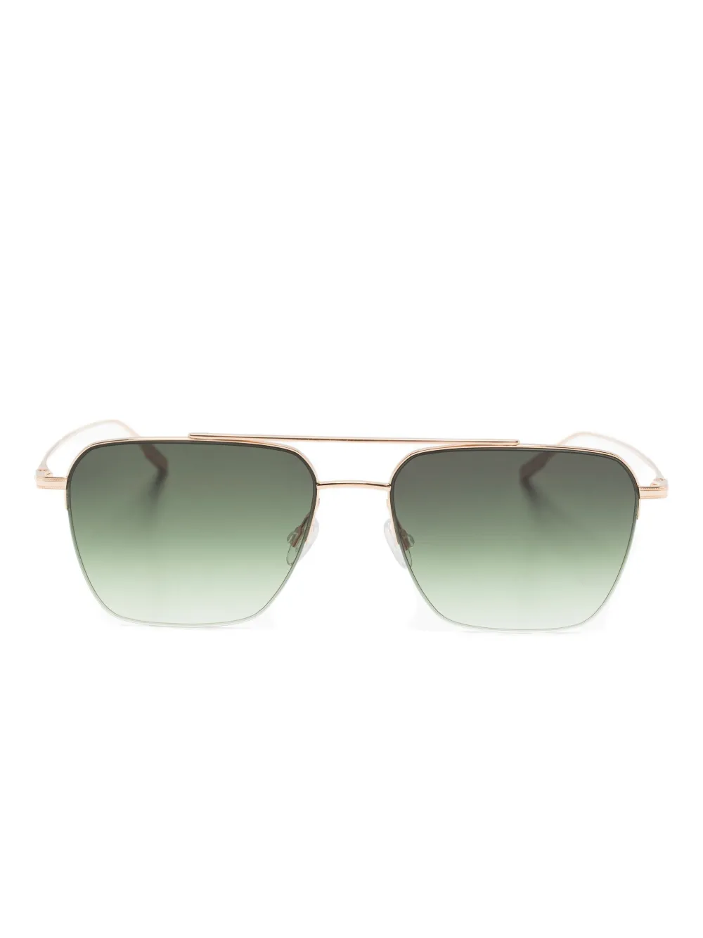 Barton Perreira titanium rectangle sunglasses - Oro
