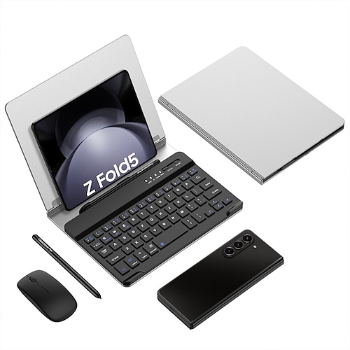 telefono Custodia Per Samsung Galaxy Piegatura a Z 7 Z Fold 6 Z Fold 5 Z Fold 4 Z Fold 3 Z Fold 2 Z Fold Copertura Posteriore Con tastiera Magnetico P