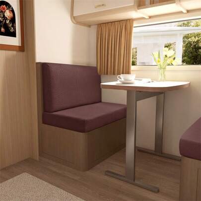 2 pezzi / 4 pezzi Fodere per cuscini della dinette dell'RV con copripoltrona in jacquard, coprisedili per panchina da camper, decorazione per schienal