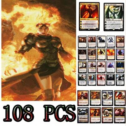 108 Carte di Riserva di Magic: The Gathering con Terre di Base Nere, Terre Doppia, Terre di Richiamo, Terre di Shock