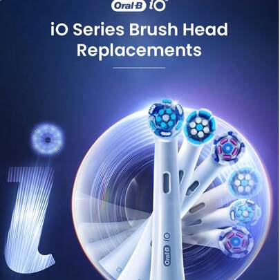 Testine di ricambio Serie IO Oral B per spazzolini elettrici Oral-B IO 3/5/7/8/9, per una cura delicata e una pulizia profonda e bianchezza luminosa