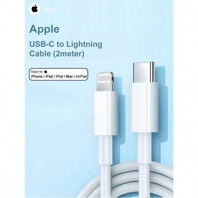 Cavo Apple USB-C a Lightning (1 metro) (2 metri)
